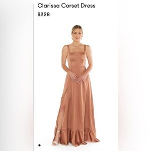 Show Me Your MuMu Clarissa Corset Bridesmaids Dress